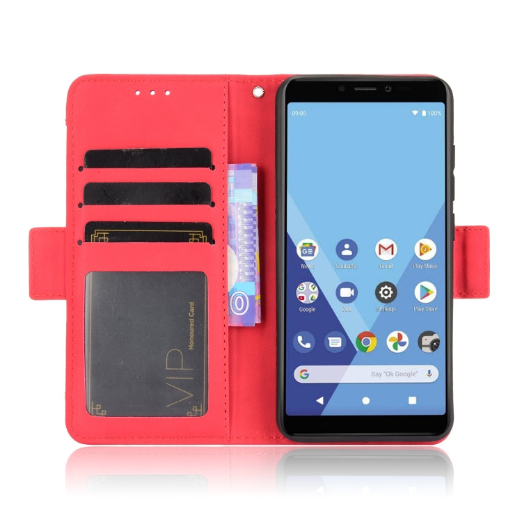 For Wiko Y51 / Sunny 5 Lite Skin Feel Calf Pattern Horizontal Flip Leather Case with Holder & Card Slots & Photo Frame
