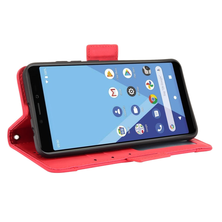 For Wiko Y51 / Sunny 5 Lite Skin Feel Calf Pattern Horizontal Flip Leather Case with Holder & Card Slots & Photo Frame