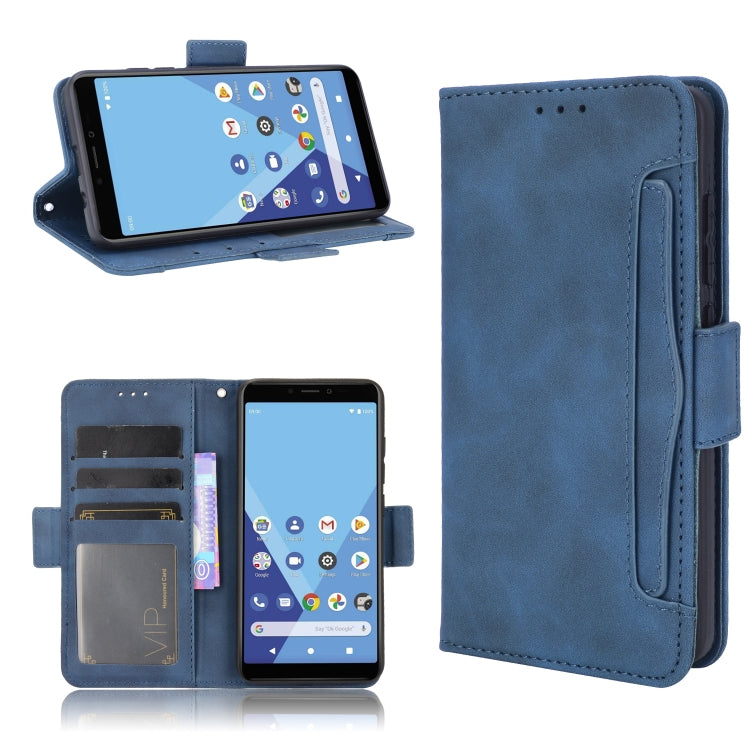 For Wiko Y51 / Sunny 5 Lite Skin Feel Calf Pattern Horizontal Flip Leather Case with Holder & Card Slots & Photo Frame
