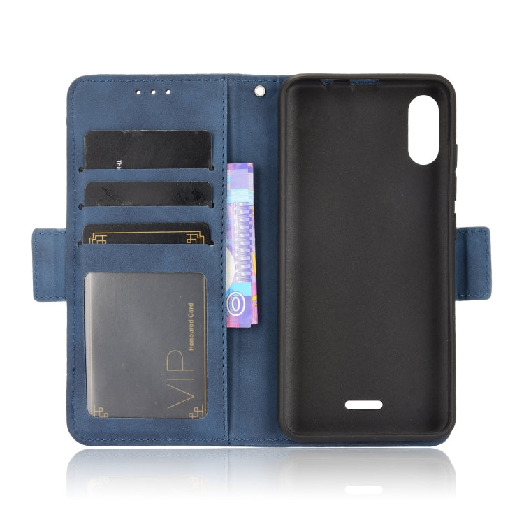 For Wiko Y51 / Sunny 5 Lite Skin Feel Calf Pattern Horizontal Flip Leather Case with Holder & Card Slots & Photo Frame