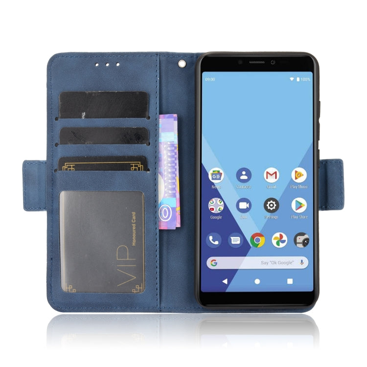 For Wiko Y51 / Sunny 5 Lite Skin Feel Calf Pattern Horizontal Flip Leather Case with Holder & Card Slots & Photo Frame