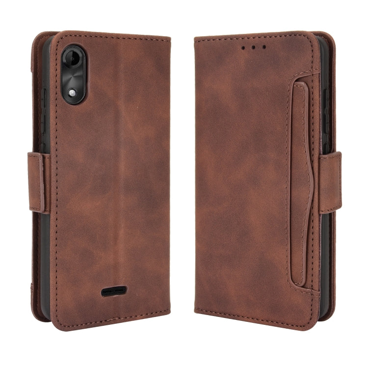 For Wiko Y51 / Sunny 5 Lite Skin Feel Calf Pattern Horizontal Flip Leather Case with Holder & Card Slots & Photo Frame