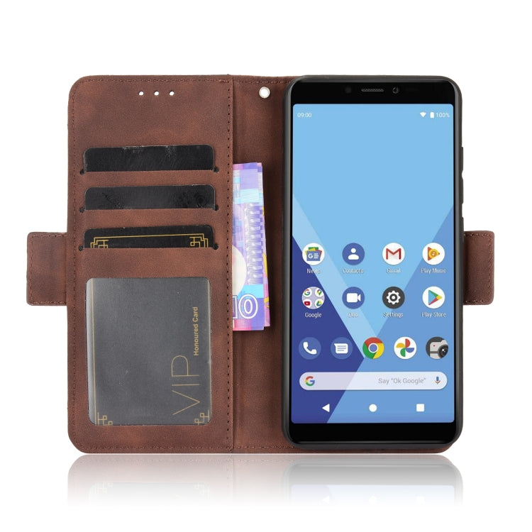 For Wiko Y51 / Sunny 5 Lite Skin Feel Calf Pattern Horizontal Flip Leather Case with Holder & Card Slots & Photo Frame