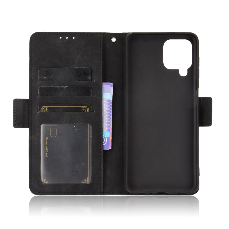 For Samsung Galaxy A22 4G Skin Feel Calf Pattern Horizontal Flip Leather Case with Holder & Card Slots & Photo Frame