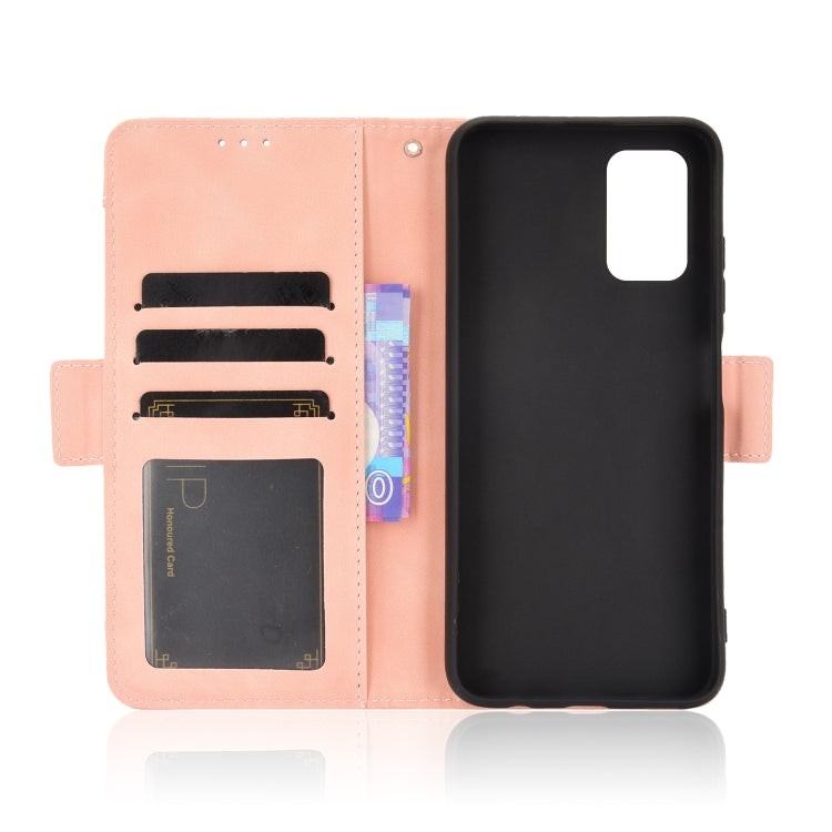 For Samsung Galaxy F52 5G Skin Feel Calf Pattern Horizontal Flip Leather Case with Holder & Card Slots & Photo Frame