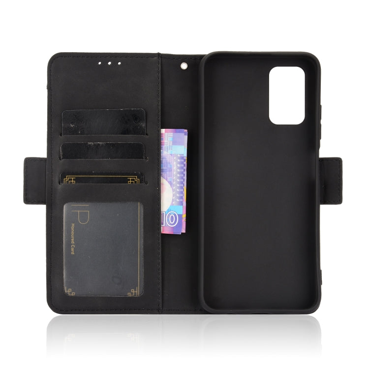 For Samsung Galaxy F52 5G Skin Feel Calf Pattern Horizontal Flip Leather Case with Holder & Card Slots & Photo Frame