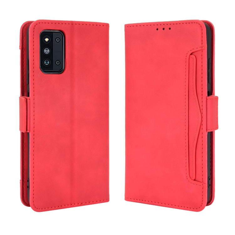 For Samsung Galaxy F52 5G Skin Feel Calf Pattern Horizontal Flip Leather Case with Holder & Card Slots & Photo Frame