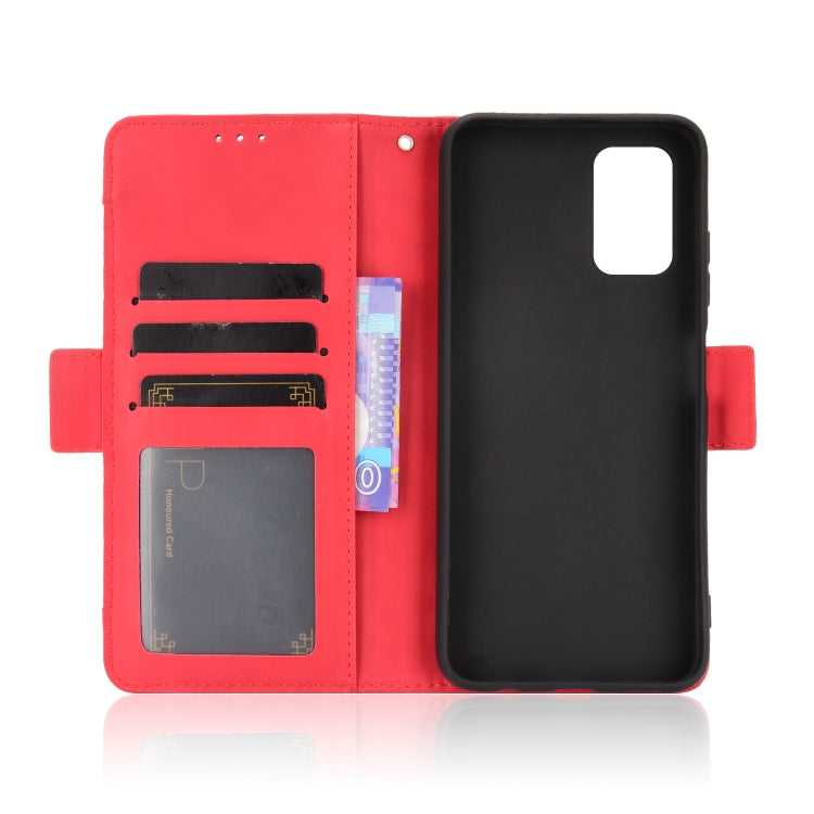 For Samsung Galaxy F52 5G Skin Feel Calf Pattern Horizontal Flip Leather Case with Holder & Card Slots & Photo Frame