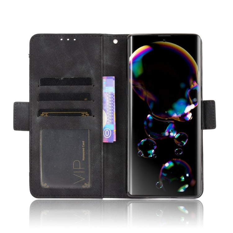 For Sharp Aquos R6 Skin Feel Calf Pattern Horizontal Flip Leather Case with Holder & Card Slots & Photo Frame