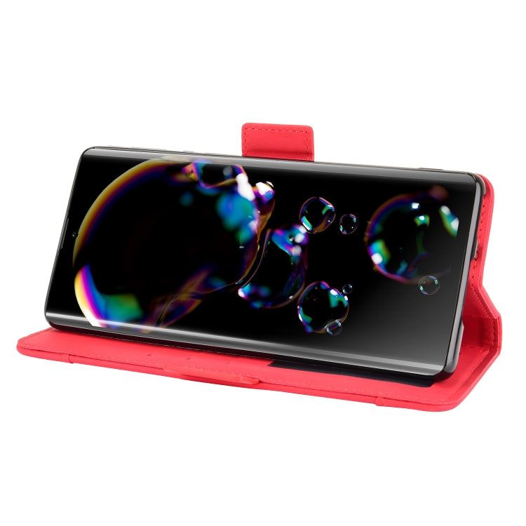 For Sharp Aquos R6 Skin Feel Calf Pattern Horizontal Flip Leather Case with Holder & Card Slots & Photo Frame