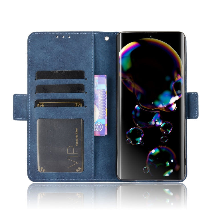 For Sharp Aquos R6 Skin Feel Calf Pattern Horizontal Flip Leather Case with Holder & Card Slots & Photo Frame