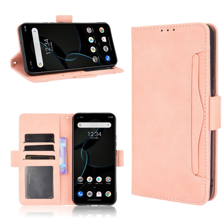 For ZTE Libero 5G Skin Feel Calf Pattern Horizontal Flip Leather Case with Holder & Card Slots & Photo Frame