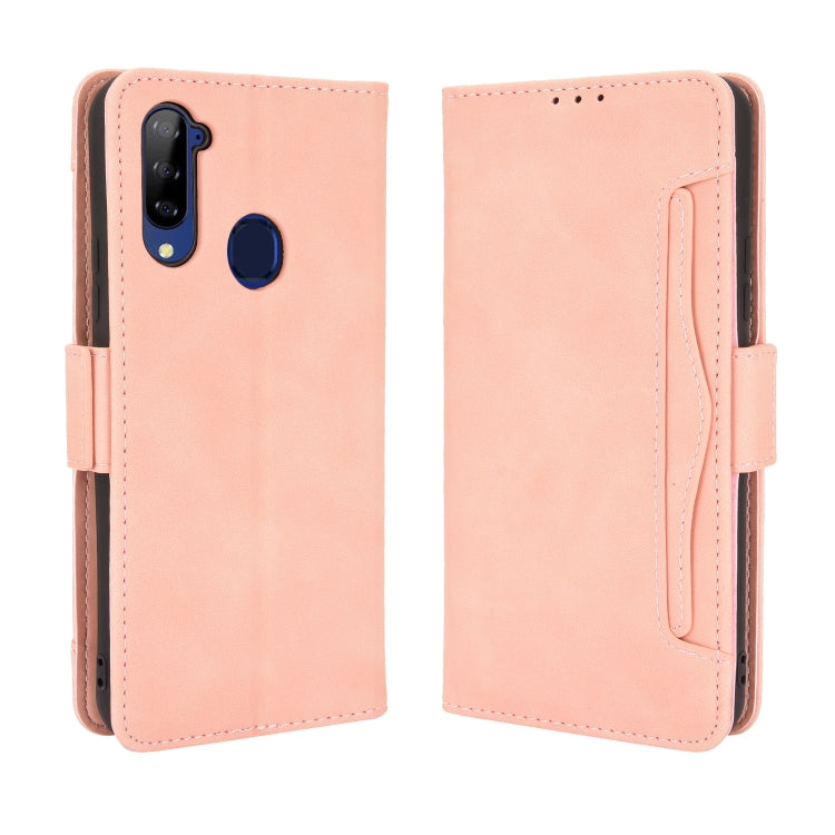 For ZTE Libero 5G Skin Feel Calf Pattern Horizontal Flip Leather Case with Holder & Card Slots & Photo Frame