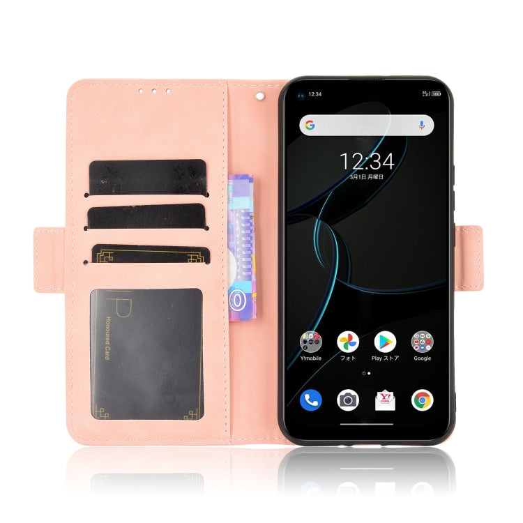 For ZTE Libero 5G Skin Feel Calf Pattern Horizontal Flip Leather Case with Holder & Card Slots & Photo Frame