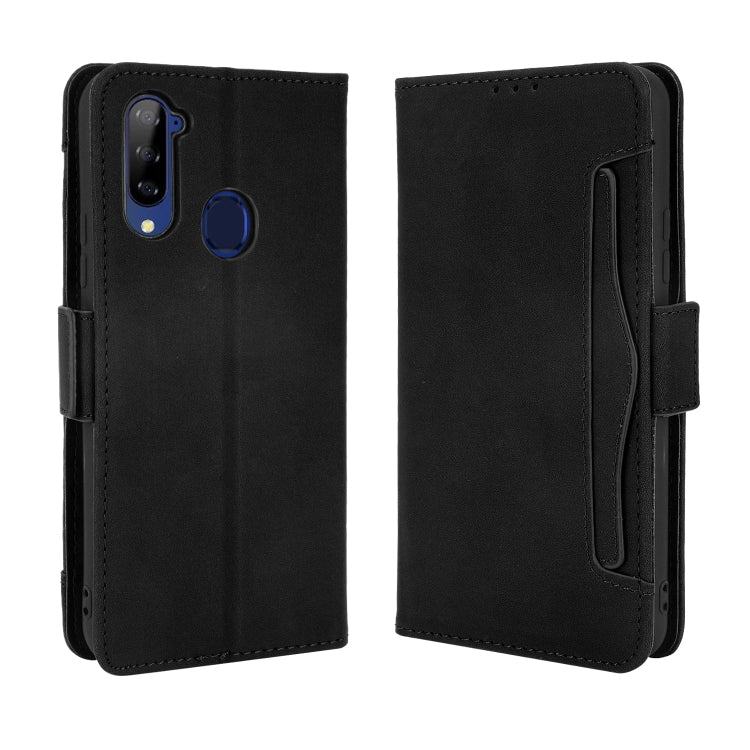 For ZTE Libero 5G Skin Feel Calf Pattern Horizontal Flip Leather Case with Holder & Card Slots & Photo Frame
