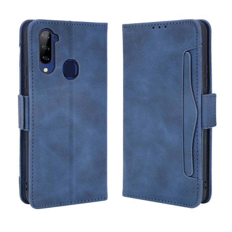 For ZTE Libero 5G Skin Feel Calf Pattern Horizontal Flip Leather Case with Holder & Card Slots & Photo Frame