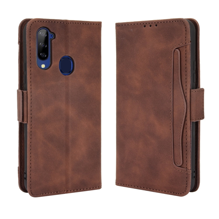 For ZTE Libero 5G Skin Feel Calf Pattern Horizontal Flip Leather Case with Holder & Card Slots & Photo Frame