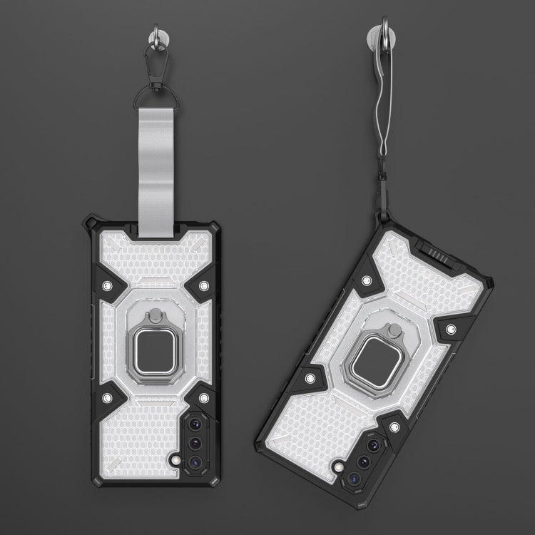 For Samsung Galaxy Note10 Space PC+TPU Ring Holder Protective Case