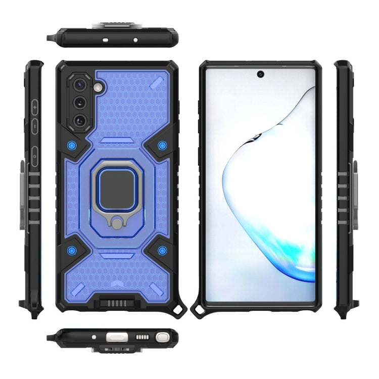 For Samsung Galaxy Note10 Space PC+TPU Ring Holder Protective Case