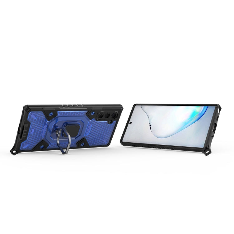 For Samsung Galaxy Note10 Space PC+TPU Ring Holder Protective Case