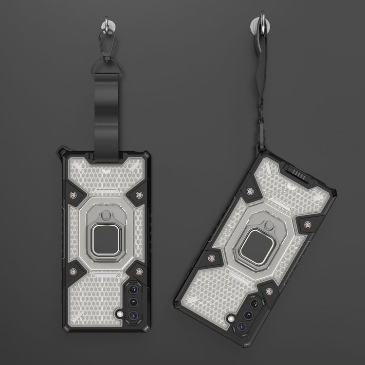 For Samsung Galaxy Note10 Space PC+TPU Ring Holder Protective Case