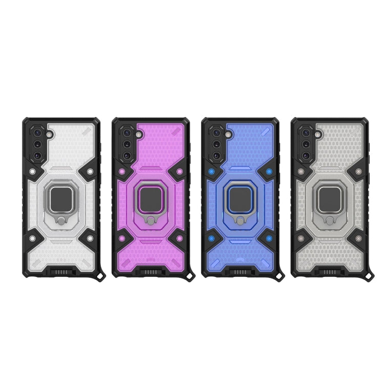 For Samsung Galaxy Note10 Space PC+TPU Ring Holder Protective Case
