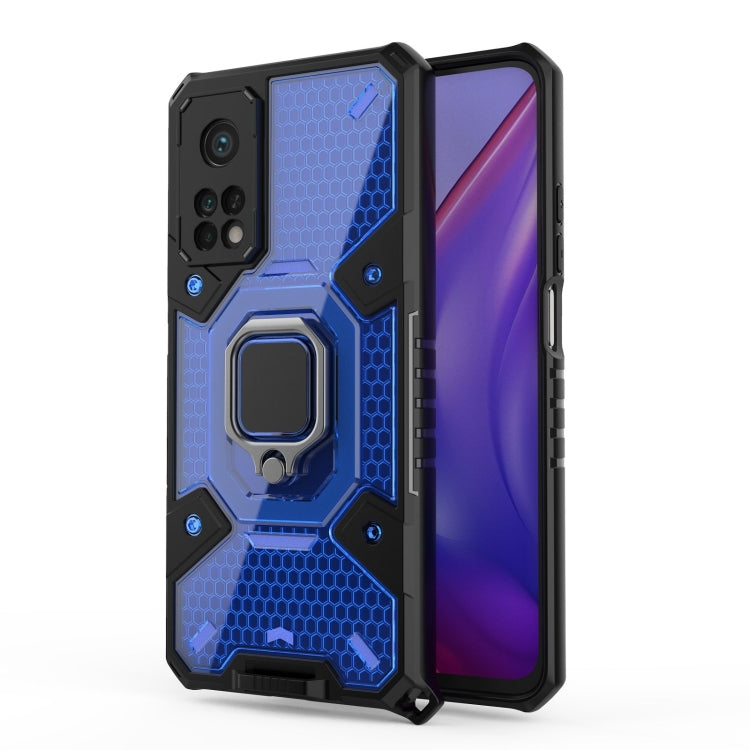 For Xiaomi Mi 10T Pro Space PC+TPU Ring Holder Protective Case