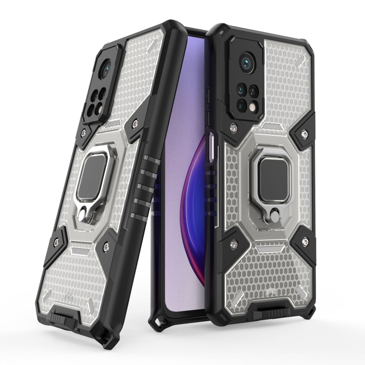 For Xiaomi Mi 10T Pro Space PC+TPU Ring Holder Protective Case