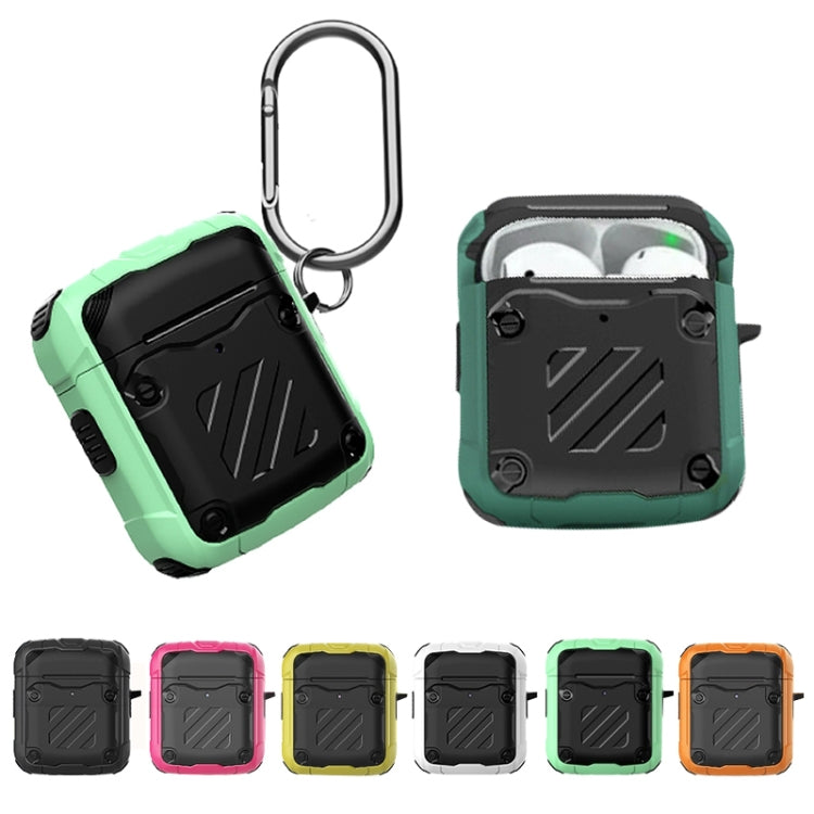 Wireless Earphones Three Defenses Transformers Second Generation Protective Case with Hook Up For AirPods 1/2