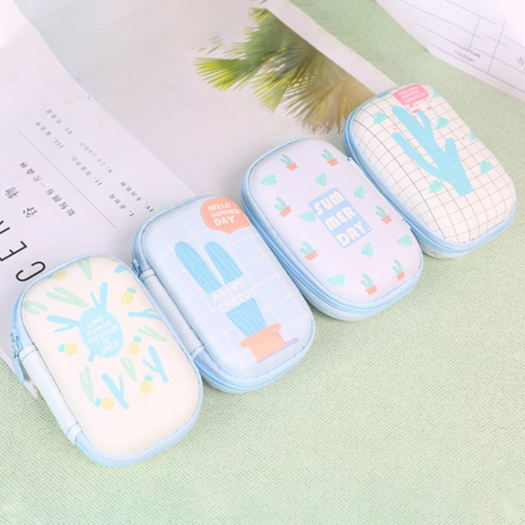 Rectangle Cartoon Anti-fall Universal Earphones Protective Case