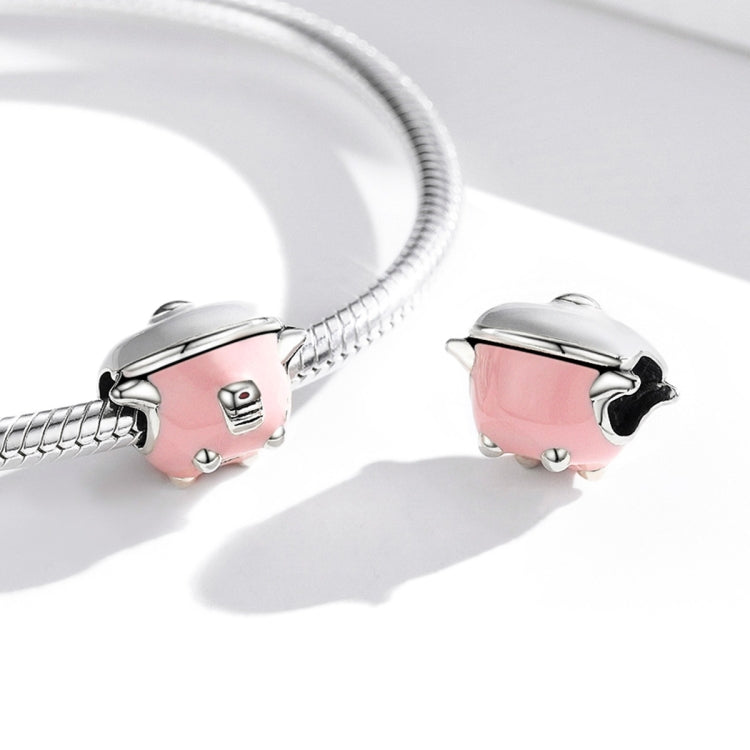 S925 Sterling Silver Mini Rice Cooker Beads DIY Bracelet Necklace Accessories