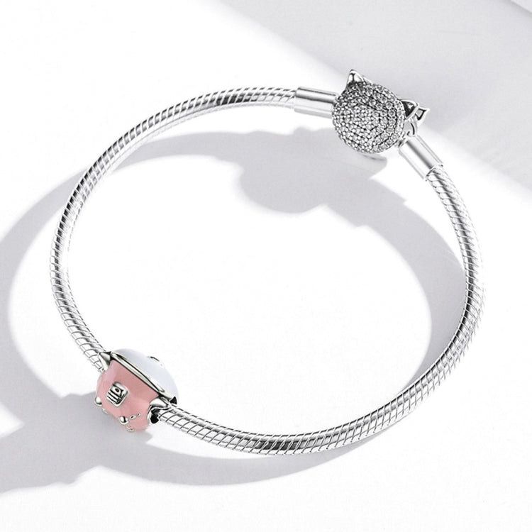 S925 Sterling Silver Mini Rice Cooker Beads DIY Bracelet Necklace Accessories