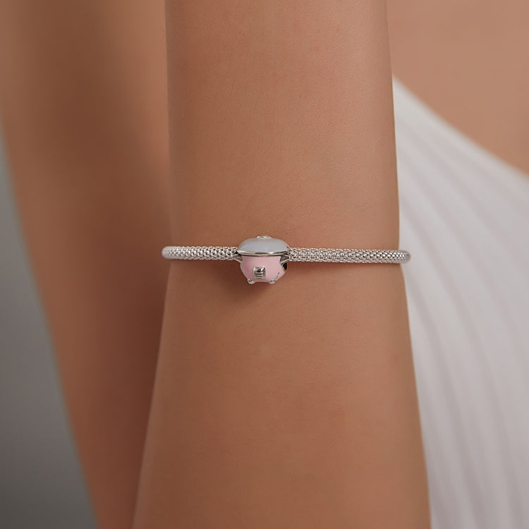 S925 Sterling Silver Mini Rice Cooker Beads DIY Bracelet Necklace Accessories