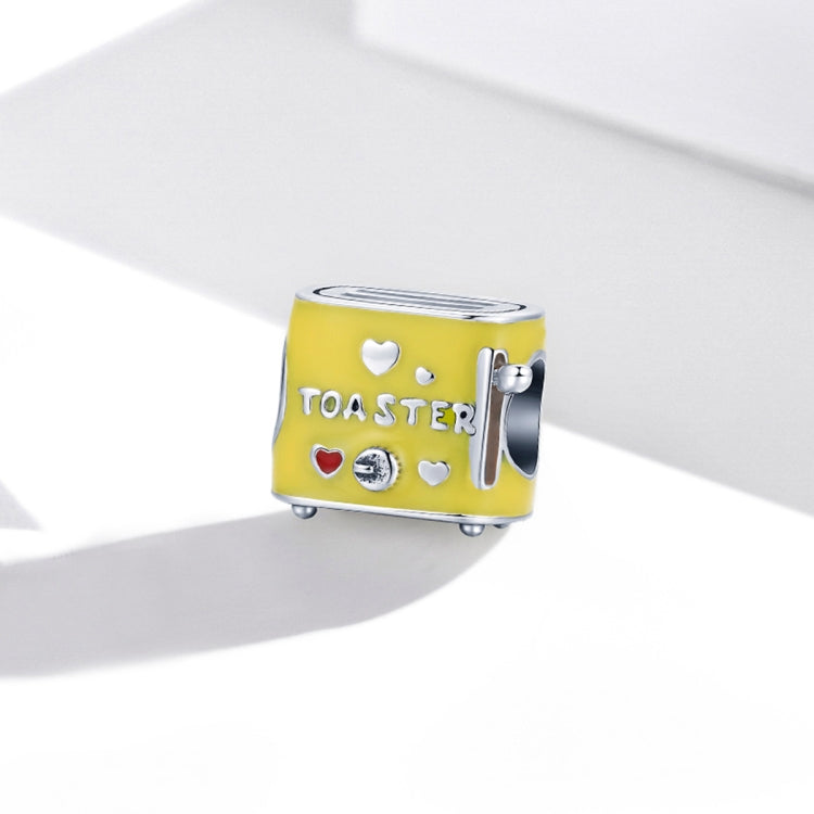 S925 Sterling Silver Mini Bread Maker Beads DIY Bracelet Necklace Accessories