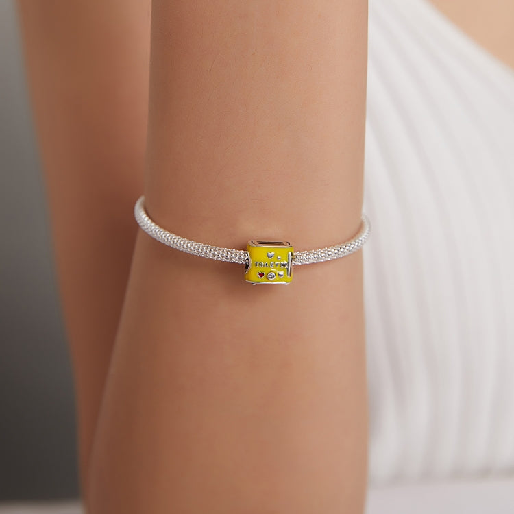 S925 Sterling Silver Mini Bread Maker Beads DIY Bracelet Necklace Accessories