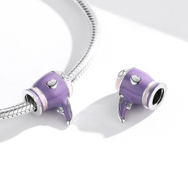 S925 Sterling Silver Mini Hair Dryer Beads DIY Bracelet Necklace Accessories