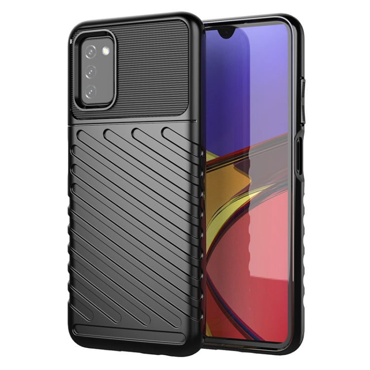 For Samsung Galaxy A03s (164mm) Thunderbolt Shockproof TPU Soft Case