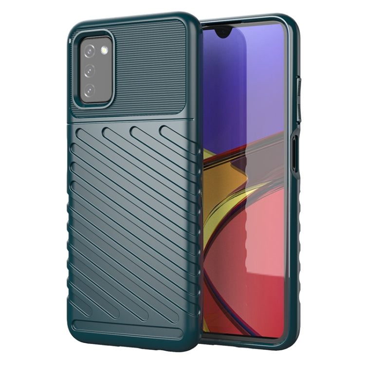 For Samsung Galaxy A03s (164mm) Thunderbolt Shockproof TPU Soft Case