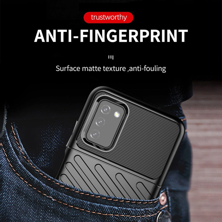 For Samsung Galaxy A03s (164mm) Thunderbolt Shockproof TPU Soft Case