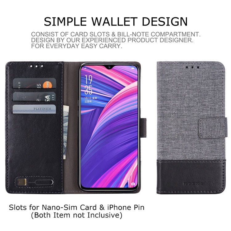 For OPPO R17 Pro MUXMA MX102 Horizontal Flip Canvas Leather Case with Stand & Card Slot & Wallet Function