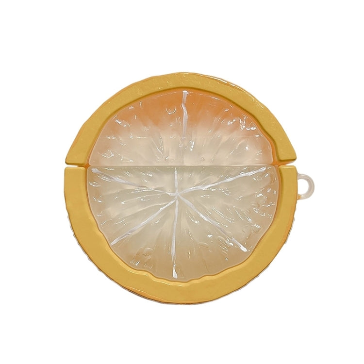 Lemon Shape Plastic Earphone Protective Case For AirPods Pro