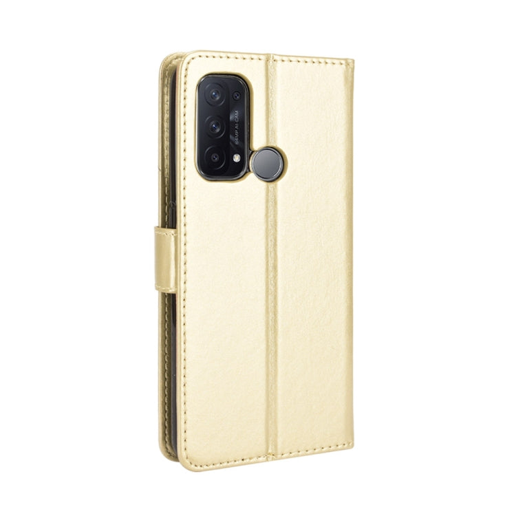 For OPPO Reno5 A Crazy Horse Texture Horizontal Flip Leather Case with Holder & Card Slots & Lanyard