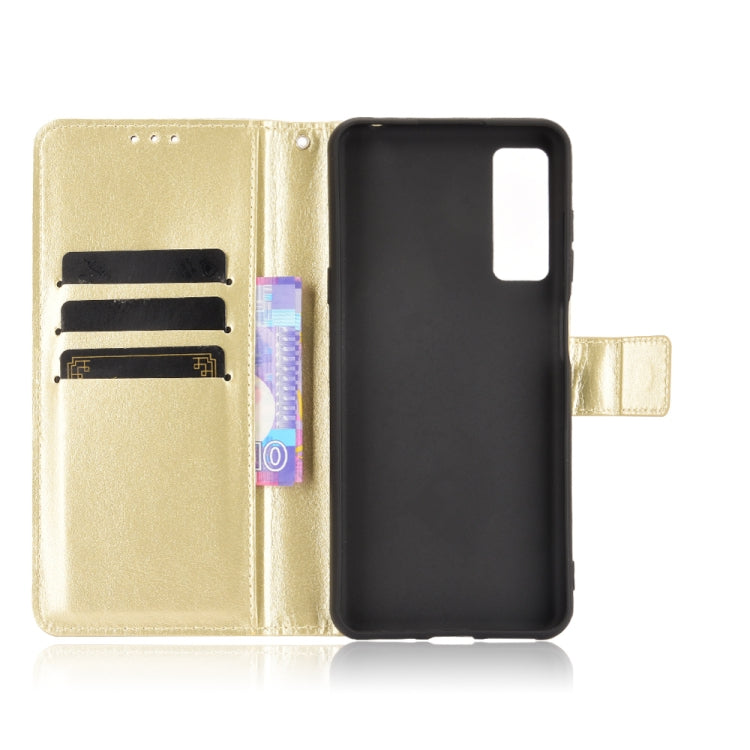 For TCL 20 5G / TCL 20S Crazy Horse Texture Horizontal Flip Leather Case with Holder & Card Slots & Lanyard