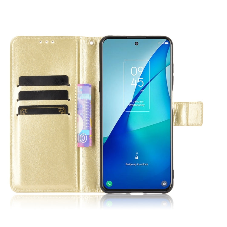 For TCL 20 5G / TCL 20S Crazy Horse Texture Horizontal Flip Leather Case with Holder & Card Slots & Lanyard