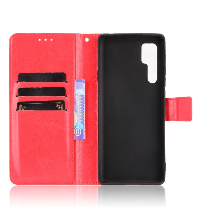 For TCL 20 Pro 5G Crazy Horse Texture Horizontal Flip Leather Case with Holder & Card Slots & Lanyard