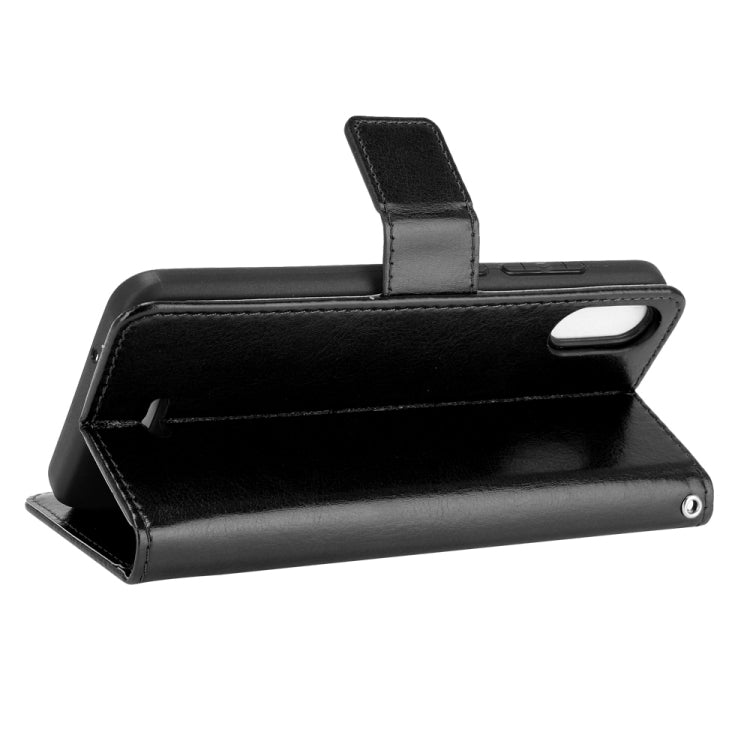 For Wiko Y51 / Sunny 5 Lite Crazy Horse Texture Horizontal Flip Leather Case with Holder & Card Slots & Lanyard