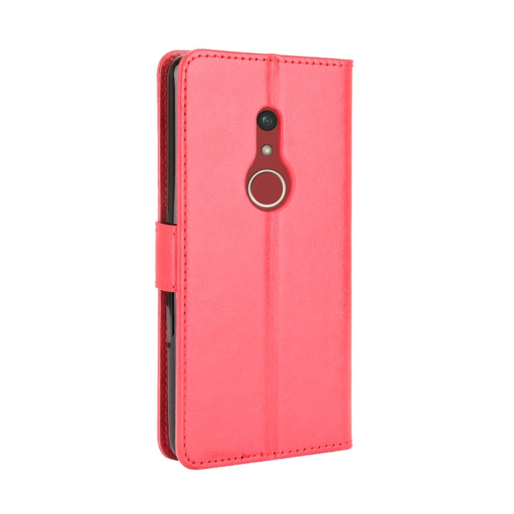 For Fujitsu Arrows Be4 Plus / F-41B Crazy Horse Texture Horizontal Flip Leather Case with Holder & Card Slots & Lanyard