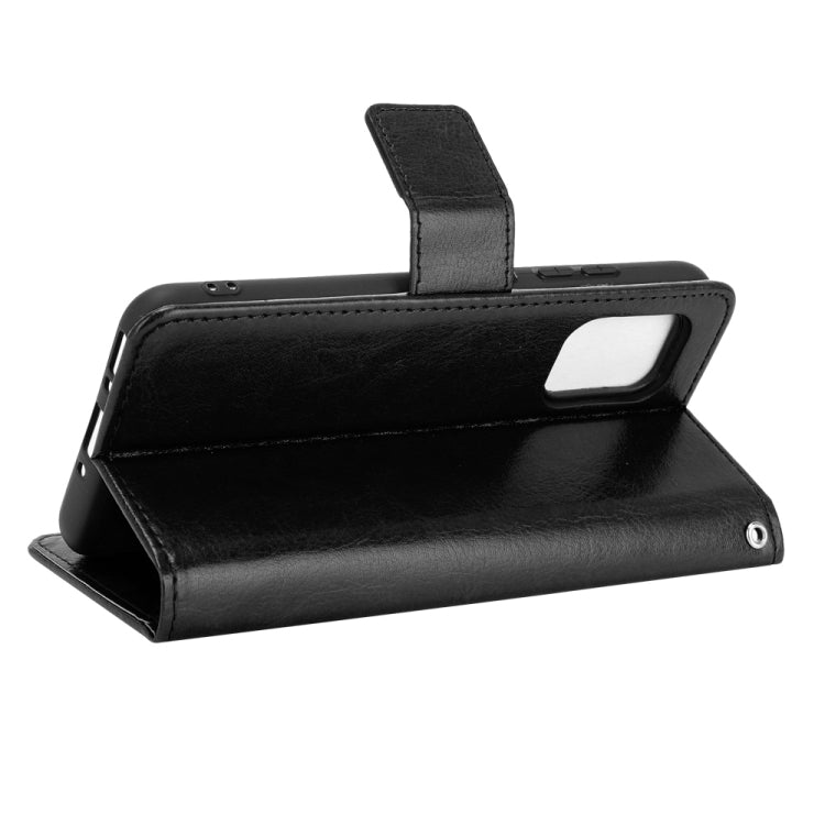 For Asus Zenfone 8 ZS590KS Crazy Horse Texture Horizontal Flip Leather Case with Holder & Card Slots & Lanyard