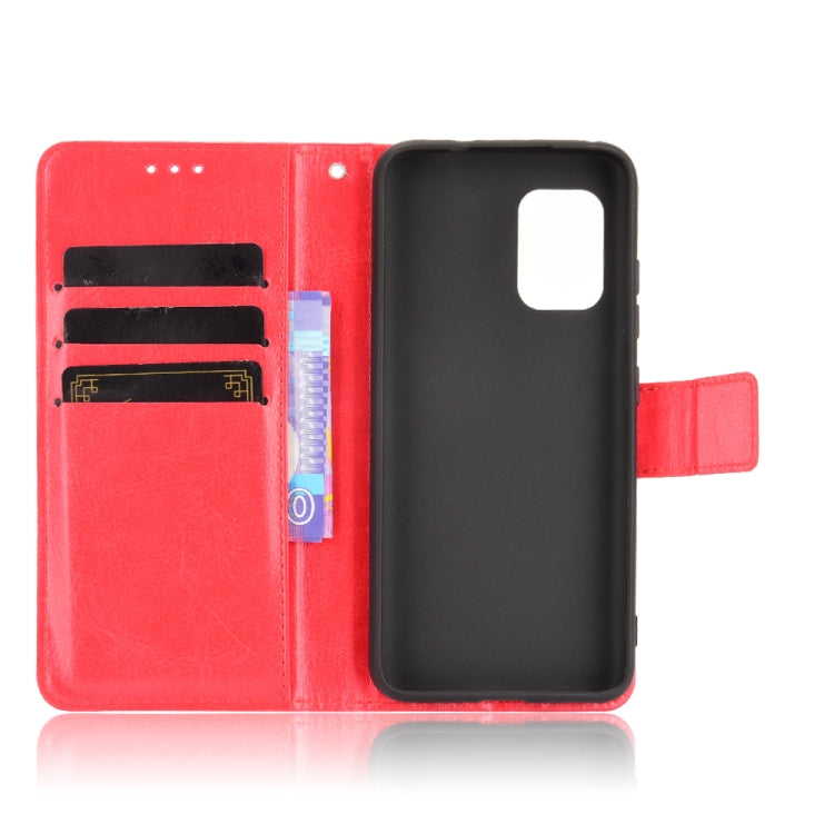 For Asus Zenfone 8 ZS590KS Crazy Horse Texture Horizontal Flip Leather Case with Holder & Card Slots & Lanyard
