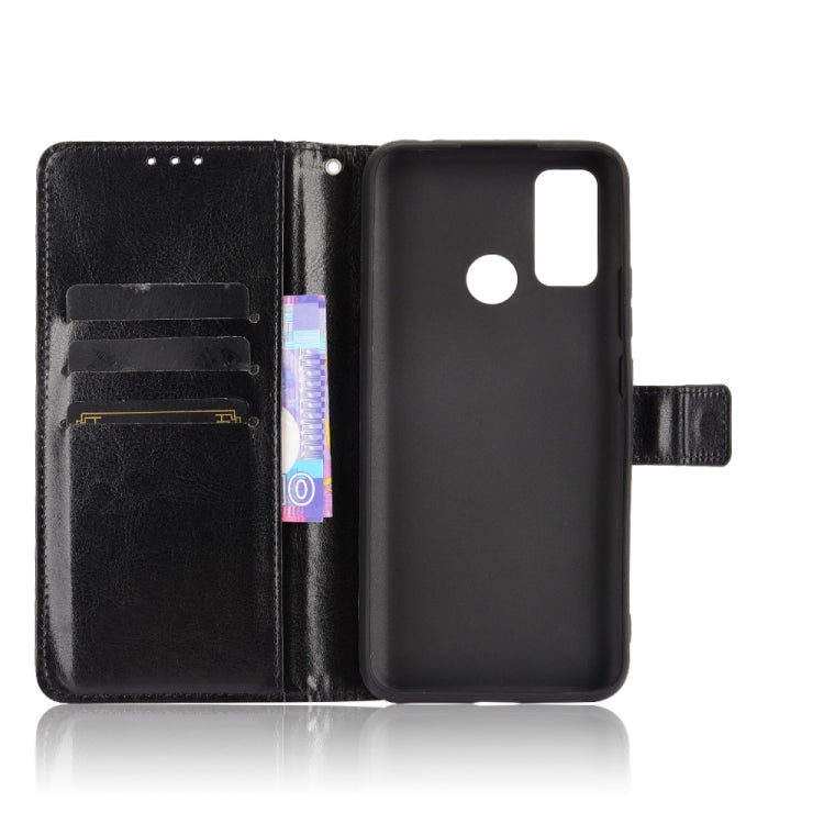 For Ulefone Note 10 Crazy Horse Texture Horizontal Flip Leather Case with Holder & Card Slots & Lanyard